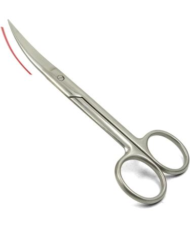 minkissy Facial Hair Men Curved Craft Cosmetics Curved for Eyebrows Nose Hair Trimmer Eyebrow Gauze Man Makeup medium Silver - Buy Online on GoSupps.com