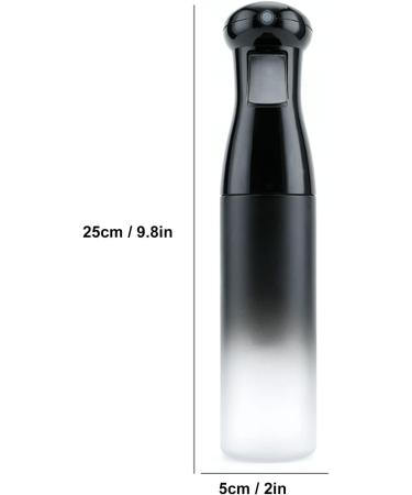 Refillable 284ml Fine Mist Spray Bottle - Versatile for Hair Styling Cleaning & Gardening | Practical Design - Buy Online on GoSupps.com