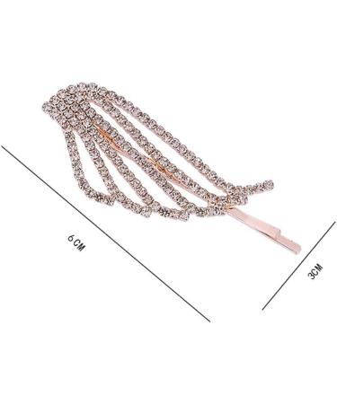 Aimimier Bridal Rhinestone Hair Clip Shiny Crystal Wing Hair Grip 2 Pcs Luxury Wedding Prom Party Festival Hair Jewelry for Women and Girls (Type A) - Buy Online on GoSupps.com