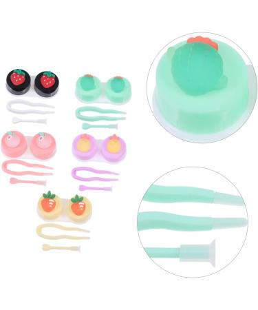 Solustre 5-Store Contact Lens Case - Travel-Friendly Container for Contact Lenses & Eye Accessories | Stylish & Functional Fruit Design - Buy Online on GoSupps.com
