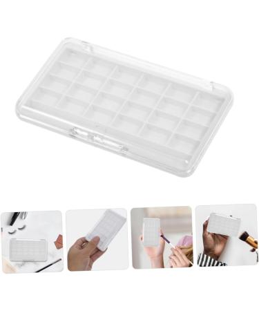POPETPOP 2 Pieces Empty Eyeshadow Palettes: DIY 24 Grids Makeup Palette Lipstick Container Empty Makeup Storage Box for Blush Lipstick - Buy Online on GoSupps.com