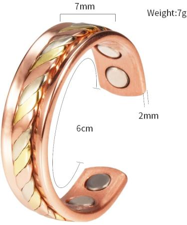 Buy Magnetic Therapy Joint Bone Ring - Relieve Arthritis & Migraines | Magnetic Jewelry in Gift Box - International Shipping Available - Buy Online on GoSupps.com