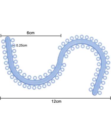 Dental Orthodontic Separator Ties - 700 Blue Elastic Ligature Rings/10 Sticks - Buy Online on GoSupps.com