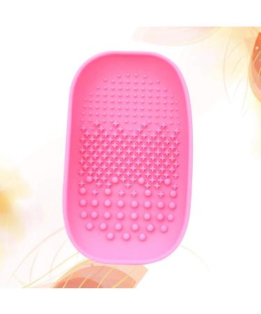 Buy Makeup Cleaner Brush Scrubber Pad - Pink Makeup Brush Cleaning Plate for Perfect Hygiene | International Shipping - Buy Online on GoSupps.com