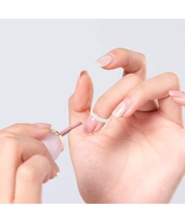 200 Pcs Nail Display Tips Manicure Art Practice Tool - Natural Color Nail Polish Display Rings for Beginners - Buy Online on GoSupps.com