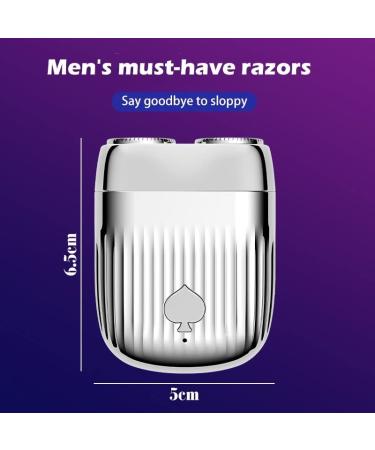 Men's Electric Shaver | Waterproof Cordless Razor for Wet & Dry Shaving | USB Rechargeable Travel Shaver (Red - Buy Online on GoSupps.com