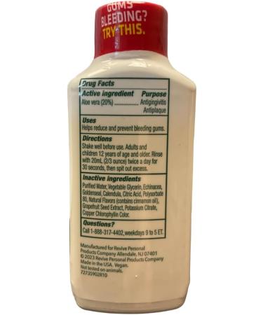 Natural Dentist Anti Gingivitis Rinse - Peppermint Twist 2 oz | Healthy Gums | International Shipping Available - Buy Online on GoSupps.com