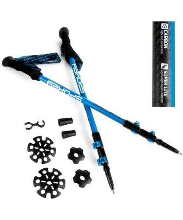 Inook OXM Carbon Snowshoes Set with Climbing Aid & Poles - Best International Shipping - Buy Online on GoSupps.com