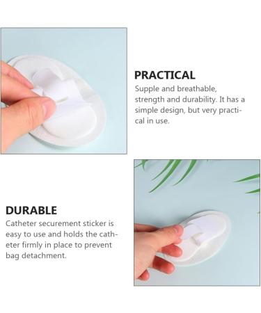 EXCEART Catheter Tube Holder 20Pcs Catheter Fixation Stickers Catheter Stabilization Device Catheter Tube Fixing Tapes - Buy Online on GoSupps.com