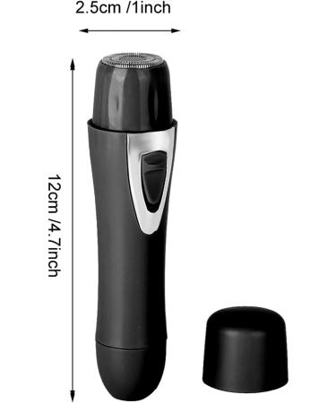 Hair Removal Device - Mini Electric Epilator for Face Body Armpits & Legs - Black Color - Best International Shipping - Buy Online on GoSupps.com
