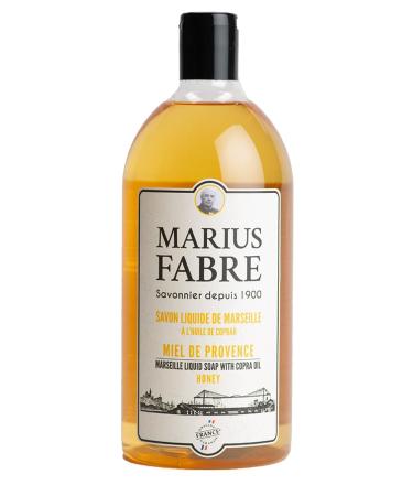 Marius Fabre 1900 Marseilles Liquid Soap Honey Refill 33.81 Ounces
