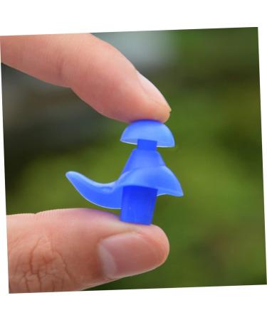 Unomor 5 Pairs Swimming & Diving Silicone Earplugs Set - Blue Pool Accessories with Nose Clip, Mute Sleeping Earbuds - Buy Online on GoSupps.com