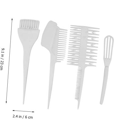 DOITOOL Set Hair Dye Combs Hair Color Brush Highlight Kit Hair Color Kit T Tool Kits Hair Coloring Bowl Hairdressing Comb Hair Coloring Comb Suite Tool Kit Six Piece Suit Baking Oil White 23 6.5 0.5CM White - Buy Online on GoSupps.com