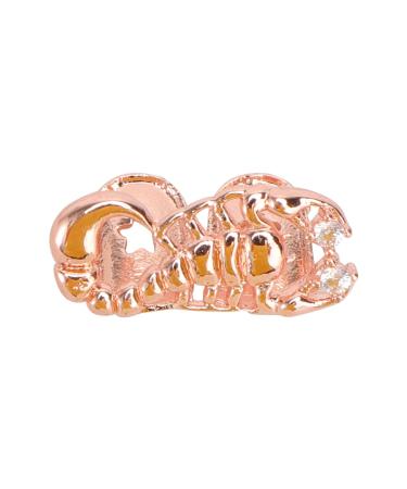 SEWOART 1pc Scorpion Single Braces Toy Grill Hip Hop Grills for Men Scorpion Shaped Man Fashion Set Golden 2X1cm