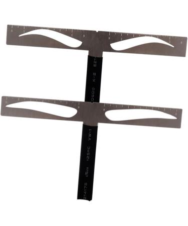 Didiseaon Eyebrow Drawing Tool Brow Stencils Three-point Eyebrow Ruler Template With Box Mold - Buy Online on GoSupps.com