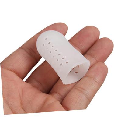 6 Pairs Silicone Gel High Heel Protectors & Toe Tubes - White - BESPORTBLE - Buy Online on GoSupps.com