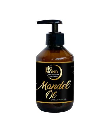 NEW!Organic almond oil Almond Oil Biomond 200 ml cold pressed natural skin oil Massage oil facial oil hair oil beard oil 100% naturally vegan organic certified