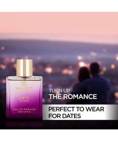 Bella_Vita Luxury Date Woman Eau De Parfum Perfume with Pink Pepper Jasmine & Vanilla|Premium Long Lasting Floral & Fruity Fragrance for Women 100ML - Buy Online on GoSupps.com