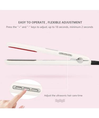 Infrared Hair Care Iron - Cold Iron Treatment for Damaged Hair | Stylish Recovery Tool (White - Buy Online on GoSupps.com