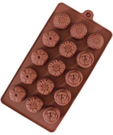 MAGICLULU 2pcs Decor Chocolate Silicone Molds Sphere Baking Silicone Candy Mold Candy Molds Silicone Moulds Cake Mold Silcone Molds Flower Baking Mould Cake Baking Molds Waffles Flowers mediumx2pcs Coffeex2pcs - Buy Online on GoSupps.com