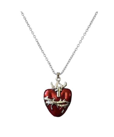 Oralgo's unique necklace with oil droplets and heart pendants legant necklace necklace decoration for parties and meetings 1