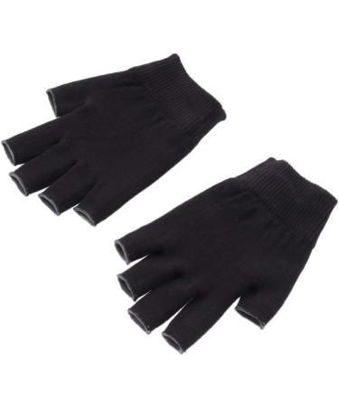 DOITOOL 2 Pairs Spa Glove Moisturizing Gloves Black Gloves Hydrating Glove Glove Gel Gloves Mositurizing Glove Fingerless Apparel - Buy Online on GoSupps.com