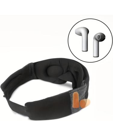 Buy 3D Memory Cotton Sleep Eye Masks - Breathable Light Blocking with Unique Nose Pad & Elastic Band - Perfect for Travel & Rest - Buy Online on GoSupps.com