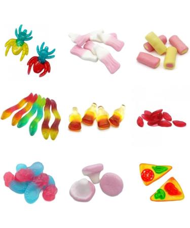 Lola's Candy: Large Retro Pick n Mix Assortment - Non Fizzy Jelly, Gummy, and Soft Sweets - Buy Online on GoSupps.com