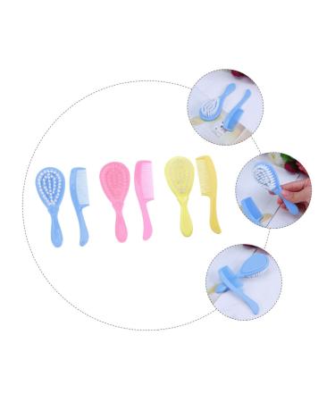 6pc Children's Hair Comb & Brush Set for Scalp Massage & Newborn Care - Buy Online on GoSupps.com