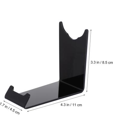 Minkissy Bearmstay Display Holder | Acrylic Razor Organizer for Electric Shavers | 11x8.5x4.5cm Black - Buy Online on GoSupps.com