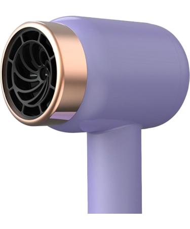 Generic Portable Hair Dryer Hair Blower Professional Setting 3 Speeds Small Cordless Charging Hair Dryer Blow Dryer purple - Buy Online on GoSupps.com