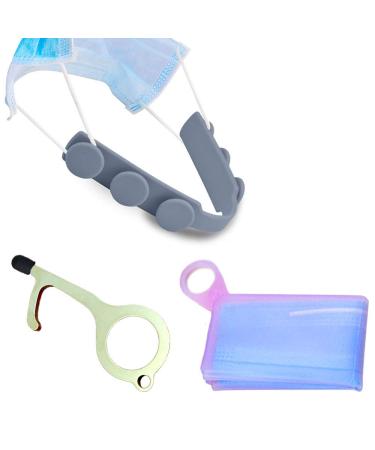 Papieeed Yamyidar Mask Band Extension Anti-Straff-Masks holder hook ear straps accessories ear extension mask buckle earache relieves color random