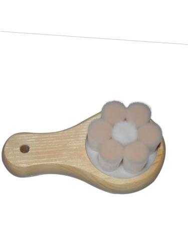 Beaupretty 1pc Face Wash Brush Face Exfoliator Brush Manual Face Scrub Brush Facial Brush Face Cleansing Brush Facial Body Cleansing Brush Scrubber Face Brush Handheld Wooden - Buy Online on GoSupps.com