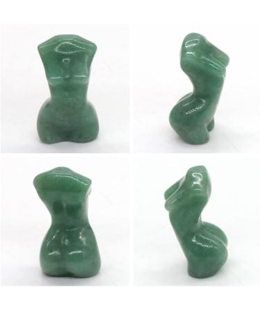 1.2" Natural Crystals Women Modern Statue Naked Art Sex Lady Body Stone Carved Gemstone Collectible Home Decoration Crystal - Buy Online on GoSupps.com