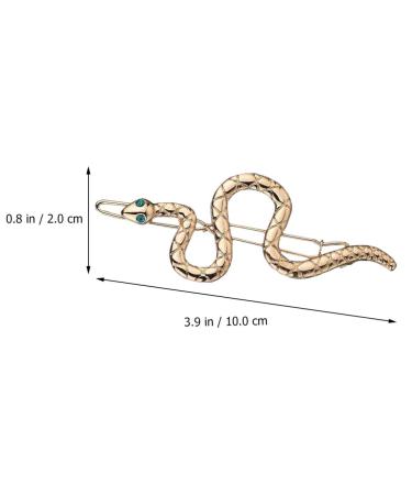 Shop Pretyzoom 2pcs Snake Hair Clip - Elegant Chignon Hair Updo Cover for Women | Egyptian Queen Costume Accessories - Buy Online on GoSupps.com