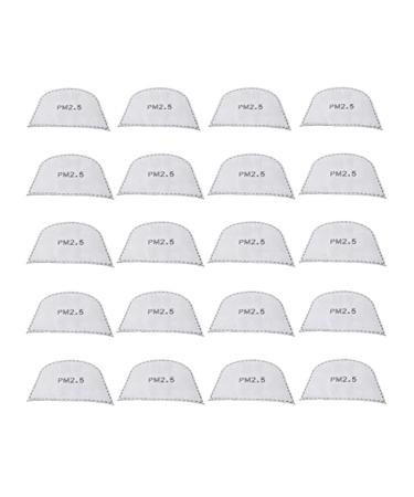 Banxian Super Protective Face Shield Anti Fog Mask Adult Clear Face Shield Plastic Face Mask (20pcs-pm Filters)