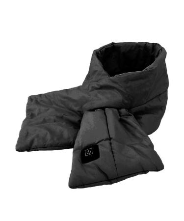 Socobeta USB Heating Neck Pad Temperature Adjustable Heated Scarf Winter Warm Electric Neckerchief Black