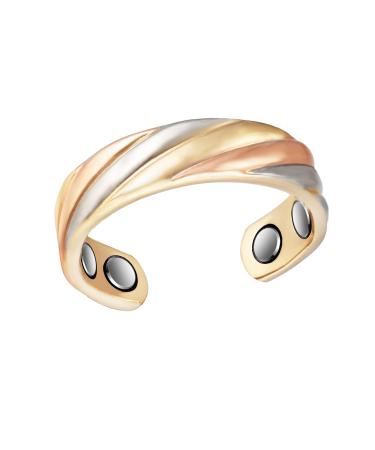 Magnetic Therapy Ring for Men and Women 3500 Gauss Magnet Can Relieve Arthritis Pain and Migraines (O)