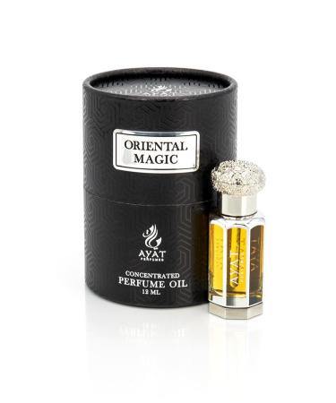 AYAT PERFUMES Perfume Extract 12ml | Pretty Bottle Packaged in an Elegant Box | Alcohol-Free Unisex Attar | Long Lasting Fragrance Oil | Arabian scent Made Designed in Dubai (Oriental Magic)