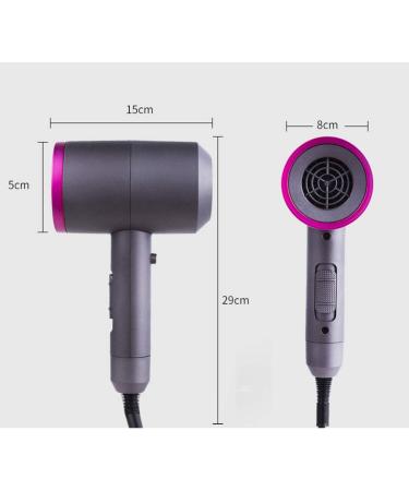 Professional Hair Dryer Ionic Hair Dryer 1200W Hair Dryer for Women AC Motor Lightweight Hairdryer with Cold Shot Button with 2 Nozzles Negative Ion and Constant Temperature Scalp & Hair Care Small - Buy Online on GoSupps.com