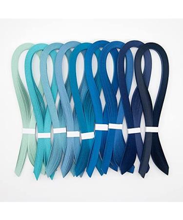 Teal Quilling Paper Strips 7mm - 120pcs, 54cm - ODETOJOY Teal Paper Quilling Set for Beginners - Ideal for Card Making & Scrapbooking - Buy Online on GoSupps.com