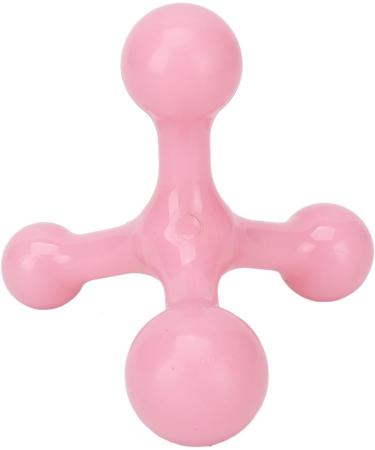 4-Ball Mini Hand Massager - Ergonomic Triangular Design for Reduced Pain Lightweight & Easy to Use - Perfect for Neck Relief - Durable Pink Plastic - Buy Online on GoSupps.com