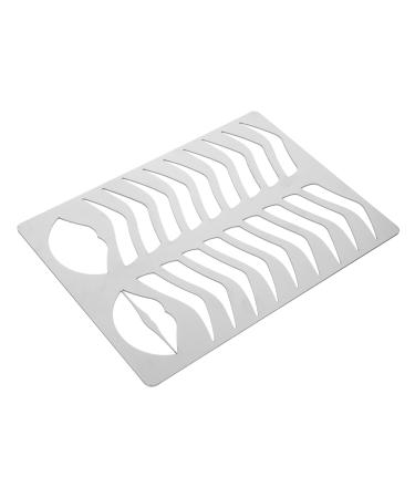 HAPINARY Eyebrow and Lip Stencil Set Metal Drawing Mold for Eyebrows and Makeup