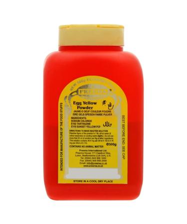 Preema | Egg Yellow | Food Colour Powder | (10X500g) Pack | Premium Quality | Bright Colour Powder | DHL | Next Day Delivery