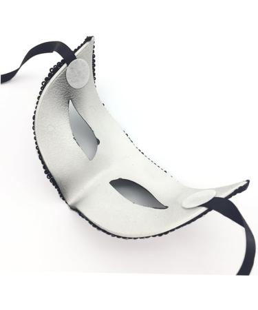 Black Costume Party Halloween Face Wedding Masquerade Halloween Clothing Dresses Black Costume Eye Blindfold Venice Men and Women - Buy Online on GoSupps.com
