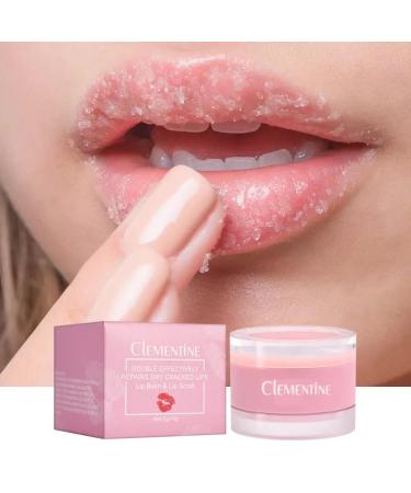 Clementine ZAHRA Lip Care Set - Moisturizing Balm & Exfoliating Scrub for Soft Nourished Lips | International Shipping Available - Buy Online on GoSupps.com