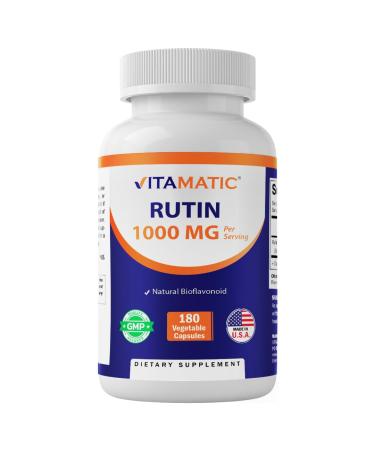 Vitamatic Rutin, 180 Vegetable Capsules (500 mg per Capsule)