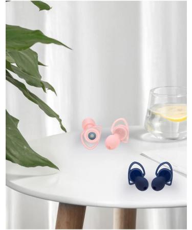Soft Silicone Sleep Noise Reduction Earplugs for Sleep, Work, Travel & Loud Activities - Pink - Buy Online on GoSupps.com