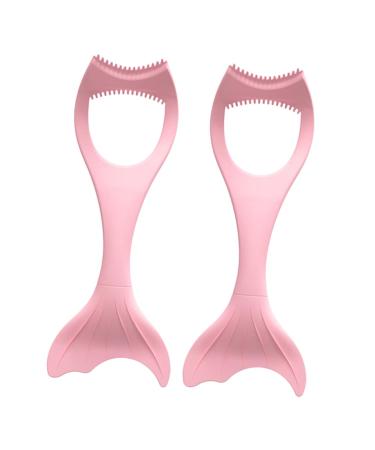 Mipcase 2pcs Mascara Brush Molde De Silicona Para Resina Marscara Tool Aids Reusable Eyeliner Aids Tools