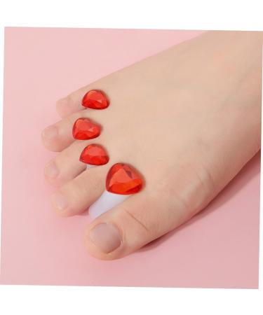 WOFASHPURET 24 Pcs Manicure Finger Splitter Rubber Toe Straightener Gel Toe Separators Flower Toe Separators Toe Stretcher Dividers Toe Separator Pedicure Partition Silica Gel Rhinestones - Buy Online on GoSupps.com